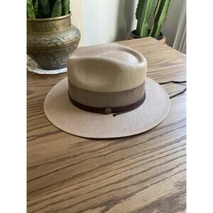 Freedom Hats American Hat Makers Milan Tan Straw Panama Hat Brown Adult